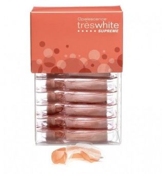 Opalescence TresWhite Supreme - заполненные гелем каппы для домашнего отбеливания